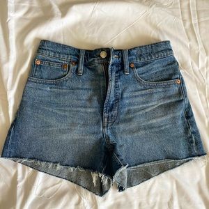 Madewell high waisted shorts, worn once